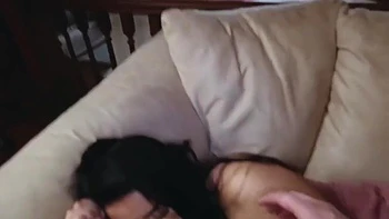 Stepmom Blindly Sucks Big Cock and Busty Tits