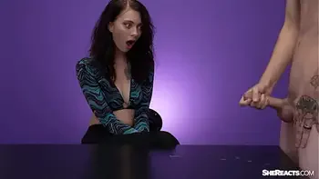 Watch me Jerk off in front of Porn Girls