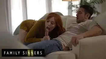 (Lauren Phillips) Comes Home Not Knowing Her Stepson (Dante Colle) Is Jerking Off On Her Sofa - Family Sinners