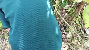 Desi Village Girl's Tight Pussy Fucked Outdoor First Time