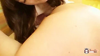 Asian Babe Sucks Cock in Restaurant, Fucked Hard in Shower