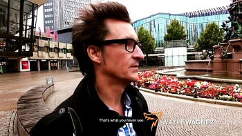 Young German Babe Takes Big Cock and Cum on Ass