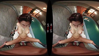 Mamada POV 3D y cowgirl en posición misionero