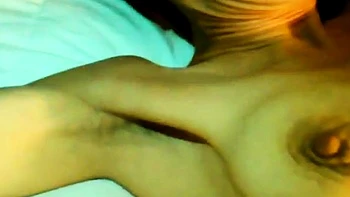 Hairy Skinny MILF Shows Off Huge Tits