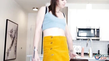 Grooby Shemale Solo Anal Masturbation with Dildo