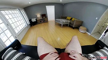 Sabina Steele's Hardcore Anal Bareback TG Sex by Grooby