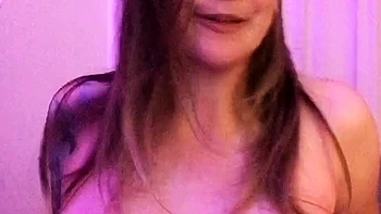 Leann, brunette amateur with huge tits solo