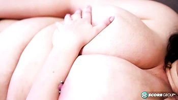 BBW Rose Blush Strips and Shows Off Her Huge Ass