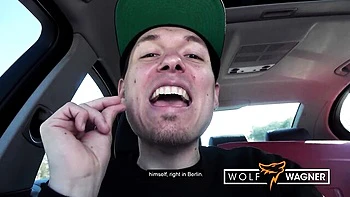 Jessii Van Riva's deep-throat German fuck date