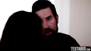 Busty Gold Digger Fucks Bf and Stepdad