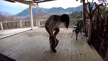 Shimmering Wet Pussy Trails Outdoors