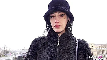 Skinny Goth Brisen Gets Rough Rimjob and Deepthroat