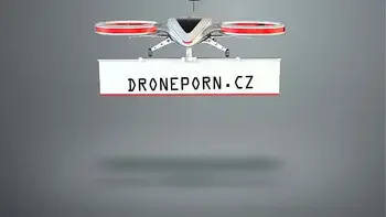 Naked Nela eating in the tent