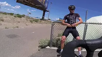 Soaking myself in piss while cycling