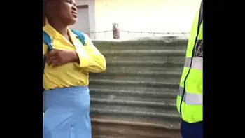 Fly By Night Guard Protects Student In Exchange For A Quickie Cumshot (Full Video On XVideo Red)