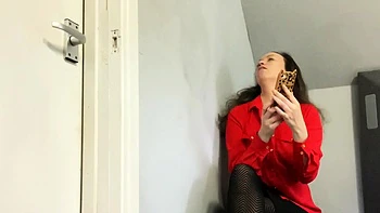 Classy British Babe Teases with Micropenis BDSM Play