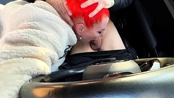 Redhead MILF Cat Coxx Gives Tight POV Blowjob