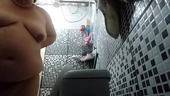 Amateur Asian BBW Babes Fuck in Bar & Bathroom