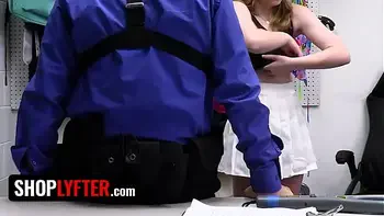 Shoplyfter - Cute Babe With Juicy Tits Adrianna Jade Bounces Her Thick Booty To Avoid Troubles