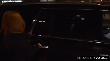 BLACKEDRAW 2 fiery redheads double team a huge BBC