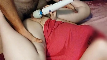 Indian Amateur Wife Orgasm with Vibrator Loud Moans