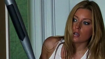 Gorgeous sex in the cowgirl pose with a busty blonde Avy Scott