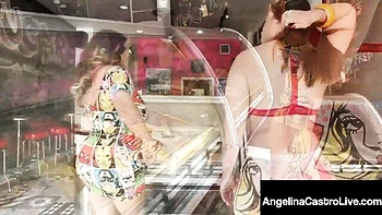 Angelina and Virgo's curvy sex