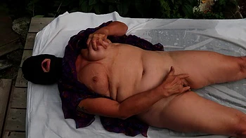 Madame Birgit getting pissed and masturbating orgasm ..