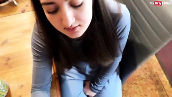 Tireless dame at amateur couple video