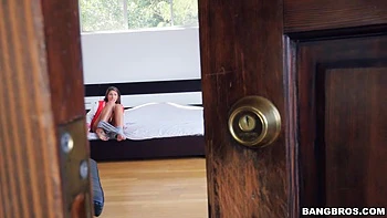 August Ames Gets Caught Masturbating