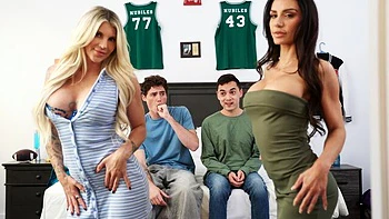 Watch naughty Remy Rune and Taylor Wild's xxx