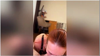 Pov: Redhead Shocked By Huge Facial, Swallows