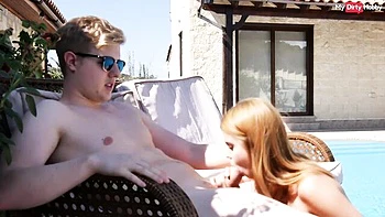 Stupefying jade at swimming pool sex sex