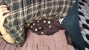 Beautiful Stepsister-in-law In Black Saree Was Fucked By Her Neighbours Stepbrother-in-law