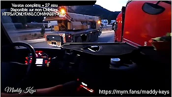 Maddy Kes - J Just Offered This Truck Driver A On Camera! He Fucked Me In Front Of His Colleague
