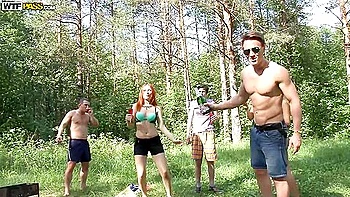 Dirty-minded Babes Enjoy Champagne And College Dp