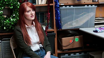 Krystal's rosy lips wrap Marcus in a sultry embrace