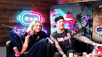 Pillow Talk featuring Brittany Andrews and Gabbie Carter's talking action