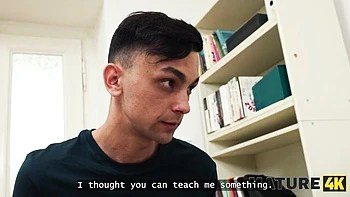 Gorgeous Adam Veller at library sex trailer