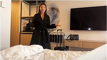 Spanish Bombshell Uses Body Language To Communicate With Lucky American Guy - Ruth Lee